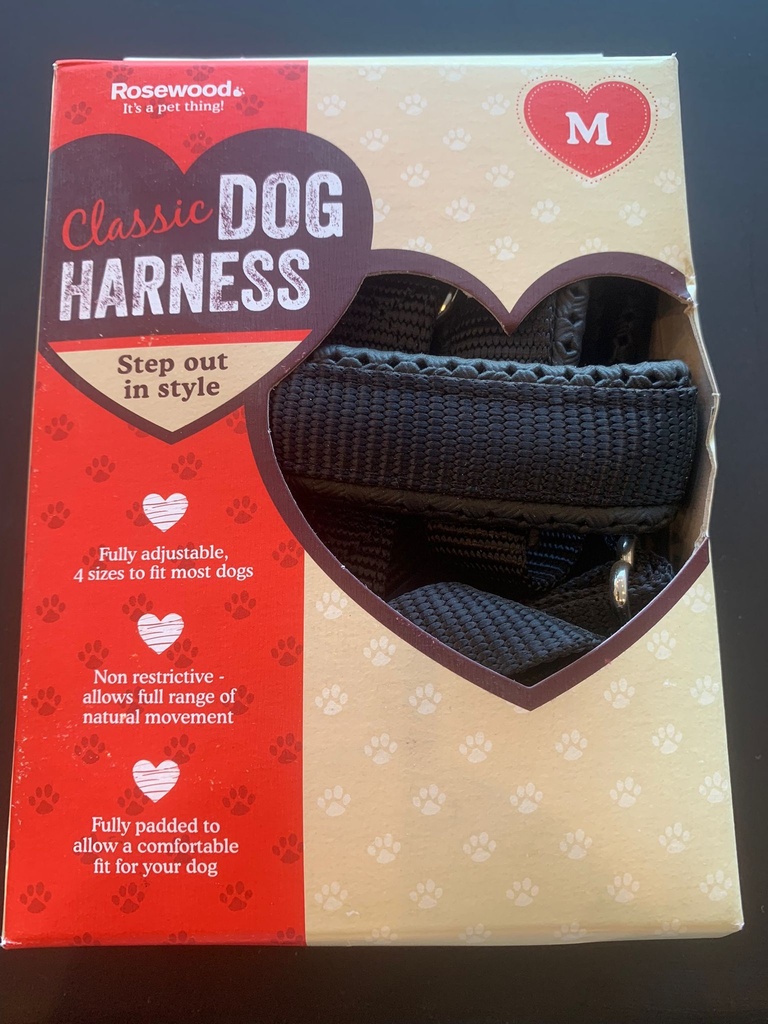 Rosewood Classic Harness Black M 5025659885124