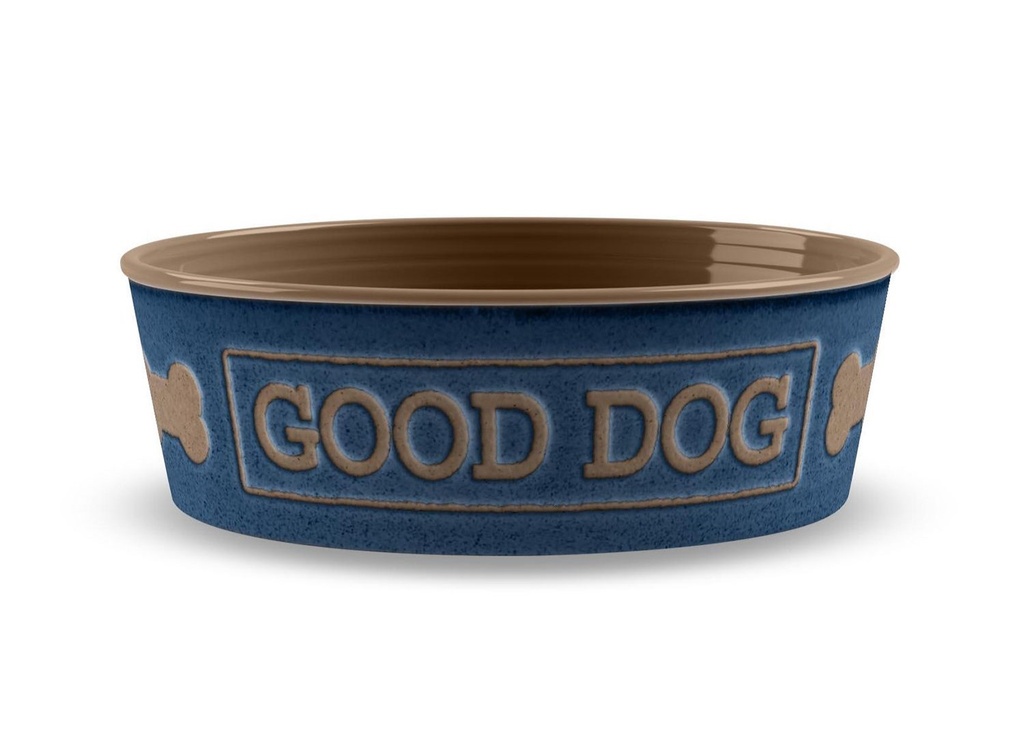 Tarhong Good Dog Pet Bowl Medium Indigo 6.7" x 2.3"/4 Cups 789313392575