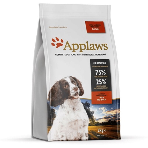 [applaws] Applaws Adult Small & Medium Breed Chicken 2kg 5060122491785