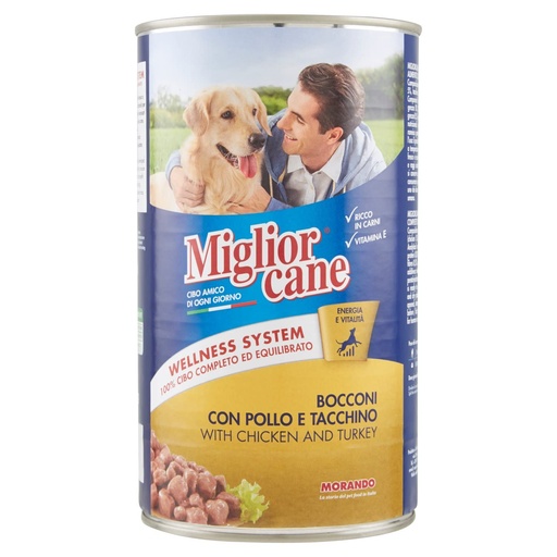 [Miglior] Miglior Cane Chunks with Chicken and Turkey 1250g 8007520011549