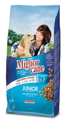 [Miglior] Miglior Cane Junior Kibbles with Chicken 1.5kg 8007520024204