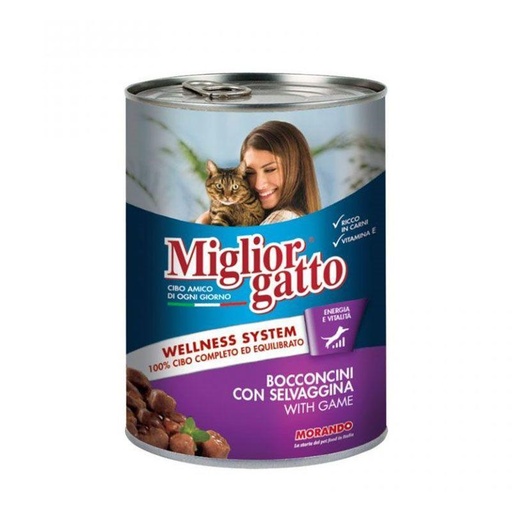 [Miglior] Miglior Gatto Chunks with Game 405gm 8007520012133