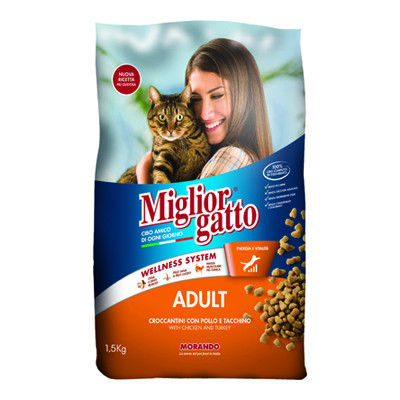 [Miglior] Miglior Gatto Adult Croquettes Chicken and Turkey 1.5kg Bag 8007520105613