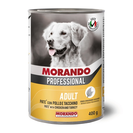 [Morando] Morando Professional Cane Adult Pâté With Chicken and Turkey 400g 8007520098878