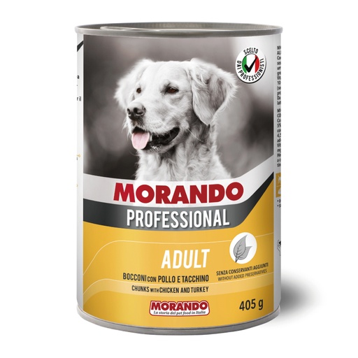 [Morando] Morando Professional Cane Adult Chunks with Chicken and Turkey 405g 8007520099615