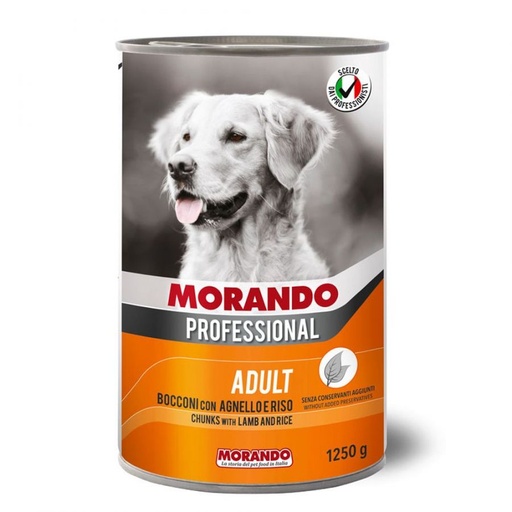 [Morando] Morando Professional Cane Adult Chunks with lamb and Rice 1250g 8007520099516