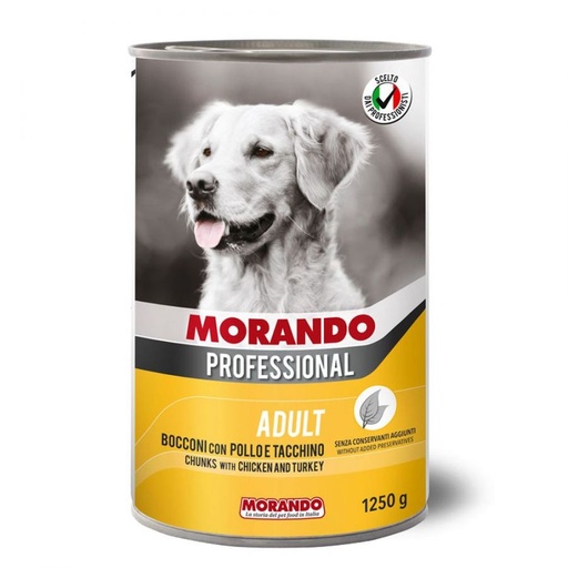 [Morando] Morando Professional Cane Adult Chunks with Chicken and Turkey 1250g 8007520099639