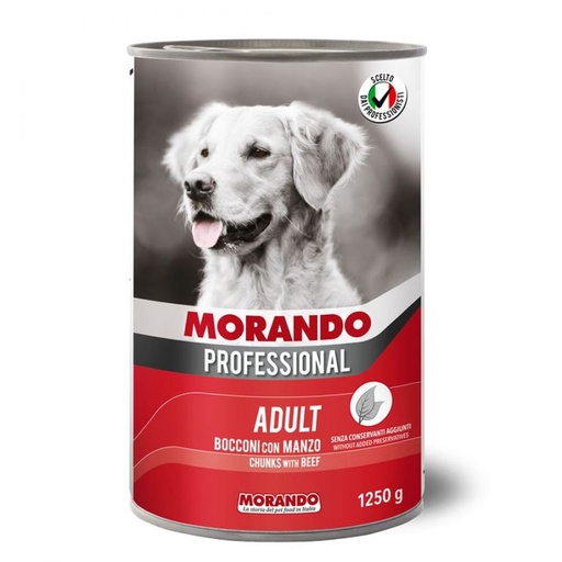 [Morando] Morando Professional Cane Adult Chunks with Beef 1250g 8007520099646