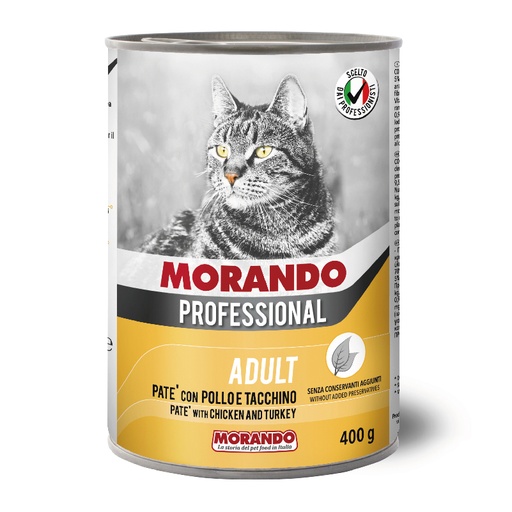 [Morando] Morando Professional Gatto Adult Pâté with Chicken and Turkey 400gm 8007520012652