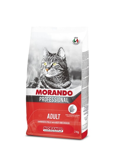 [Morando] Morando Professional Gatto Adult Croquettes with Beef and Chicken 2kg 8007520099875