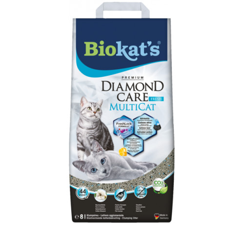 [Biokat's] Biokat's Diamond Care Multicat Fresh Clumping Litter  8 ltr 4002064613475
