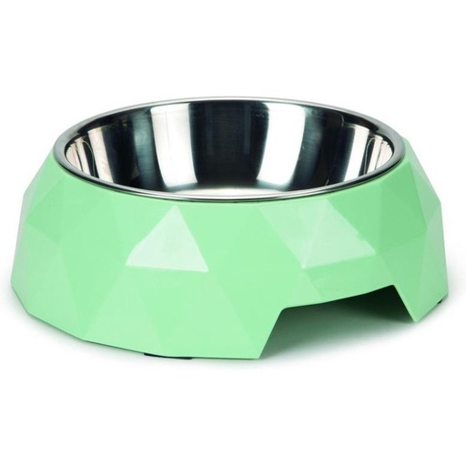 [beeztees] Beeztees Mela Cat Bowl Diamond Green 14x4 8712695154853