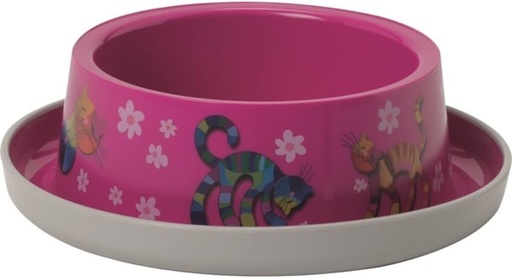 [Moderna] Moderna Trendy Dinner Cat Bowl 350 mL Friends Forever Hot Pink 5412087012206