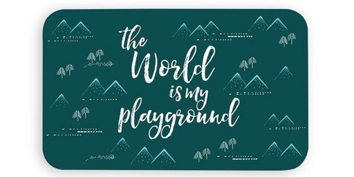 [Tarhong] Tarhong Playground Pet Placemat 11.5" x 19" 789313776672