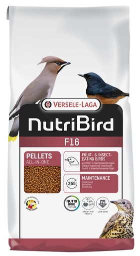 [Verselle-laga] Versele-laga Nutribird F16 Pellets 800g 5410340221112